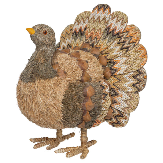 12.5" Rosy Chevron Turkey Fall Autumn