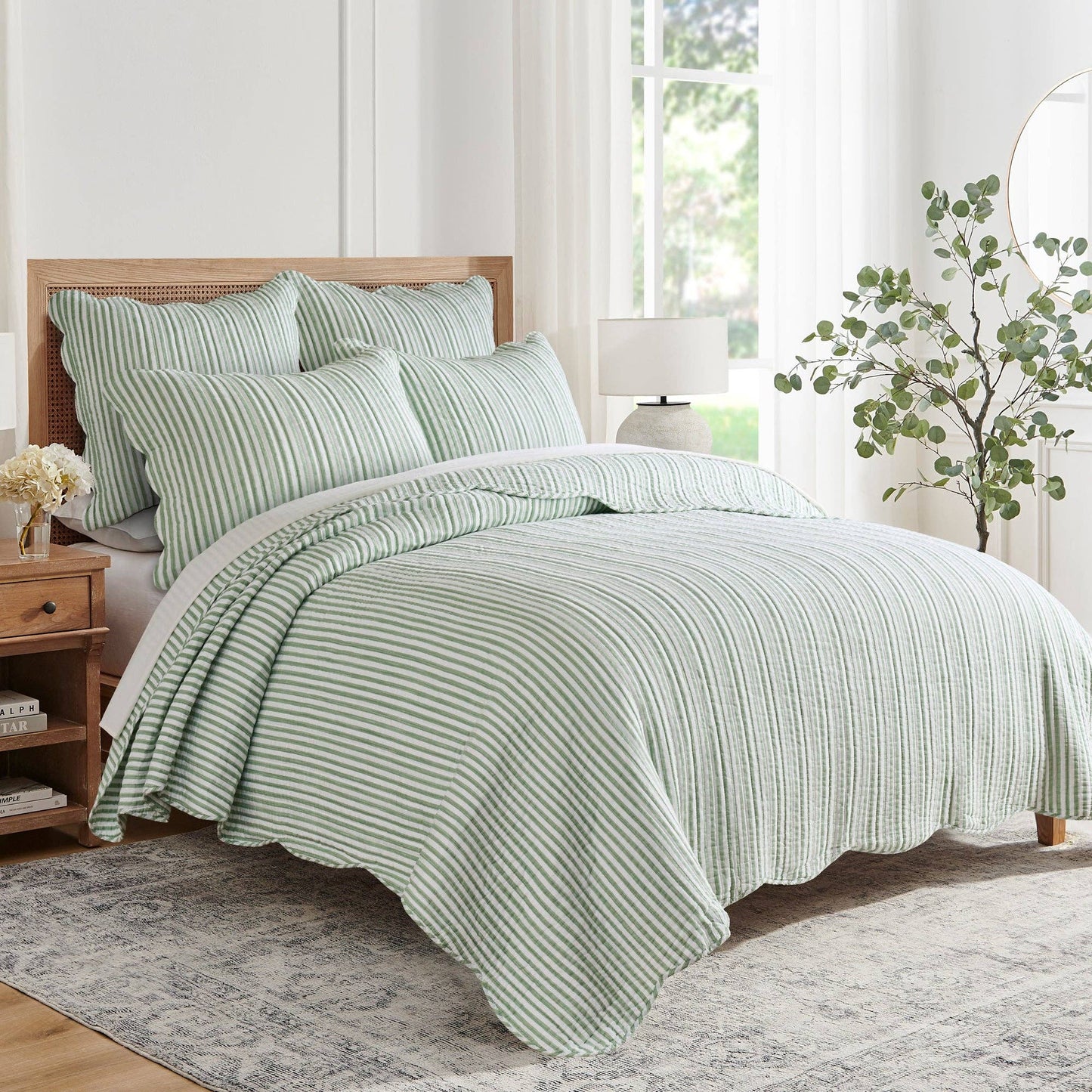 Martha Stripe Euro Sham Set of 2