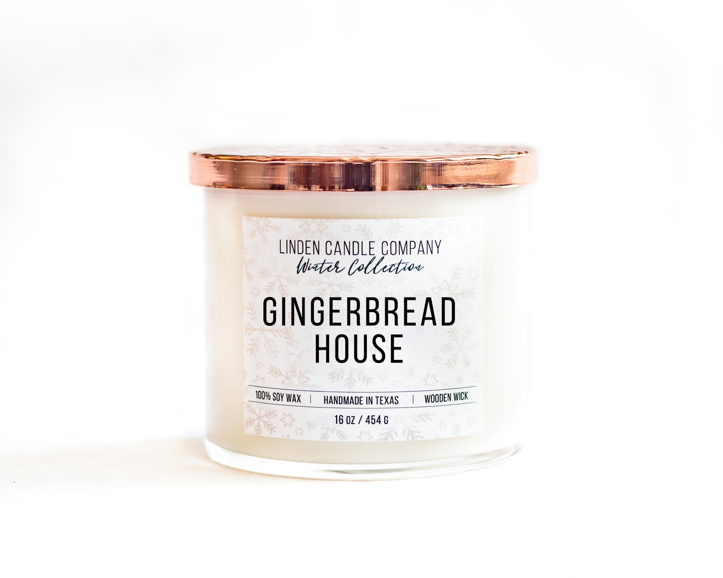 16oz Gingerbread House Seasonal Candle