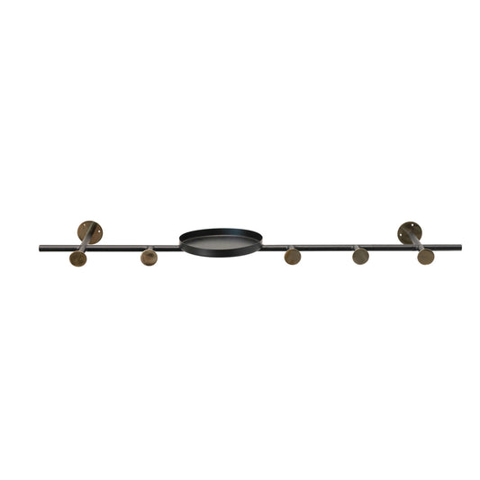 Metal Wall Hook with Shelf and Hooks