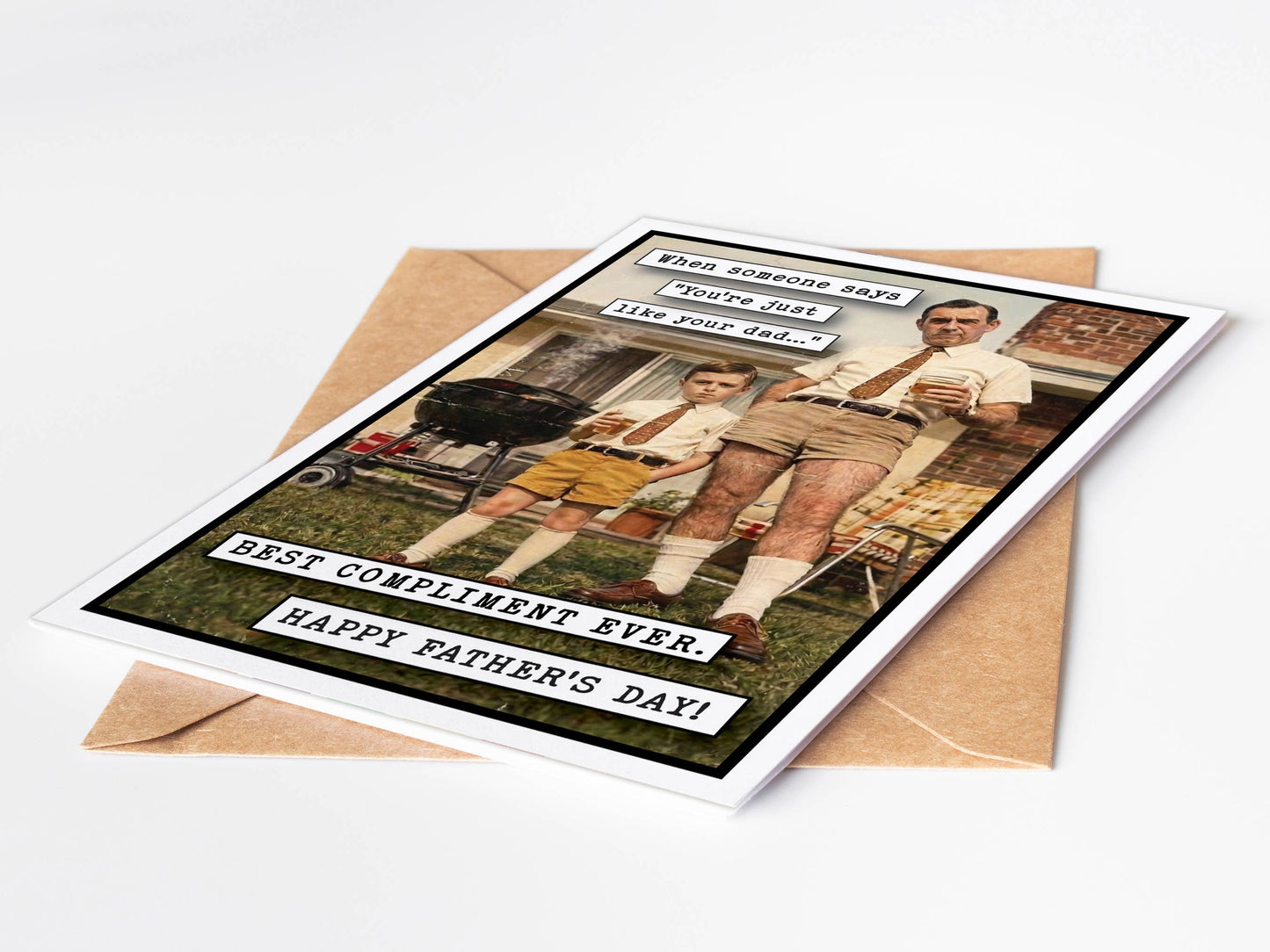Like Your Dad  Fathers Day Card From Son, Men Gifts