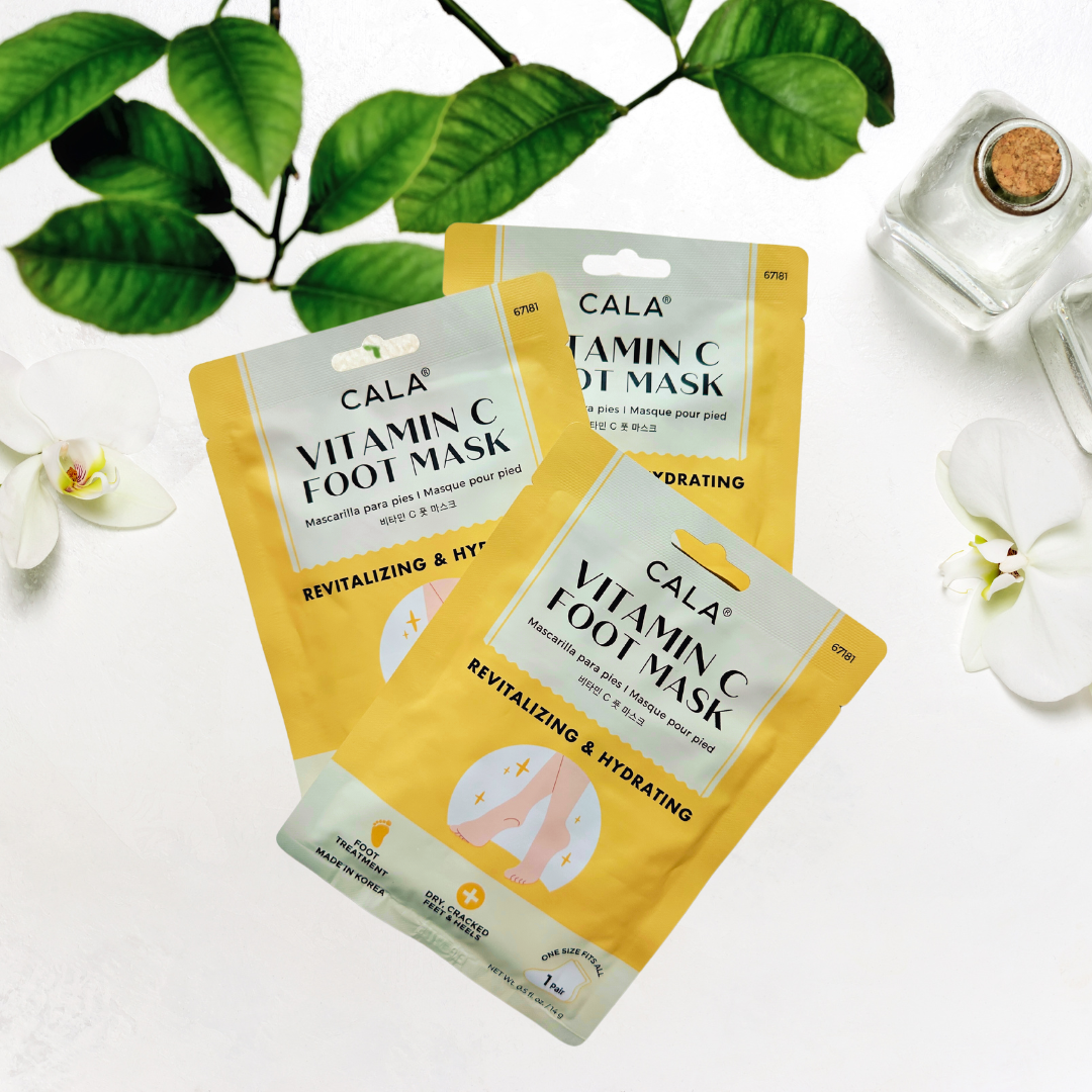 CALA Vitamin C or Collagen Foot Mask Treatment