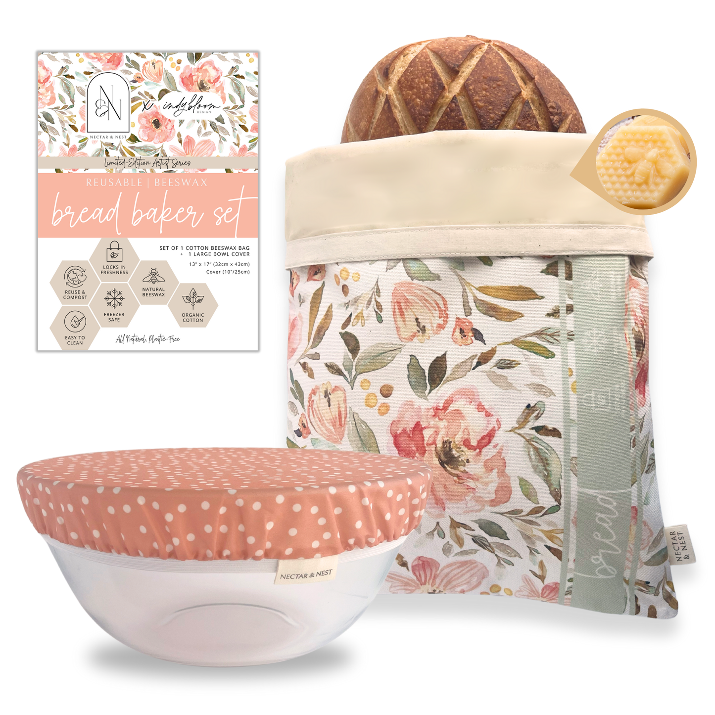 Artist Series Bread Baker Set - S|S 2025, Indy Bloom Design