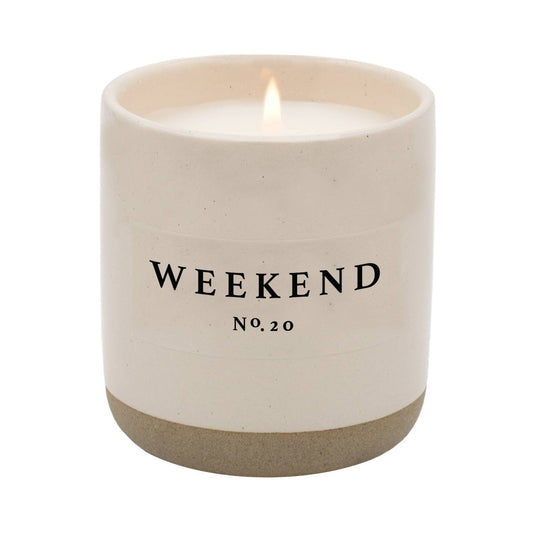 Weekend 12 oz Soy Candle - Home Decor & Gifts