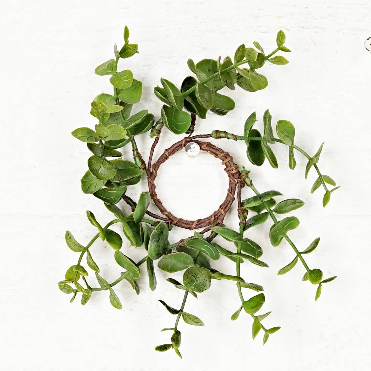 510018- 1.5in(7in)Ring-Soft Touch Evergreen Eucalyptus
