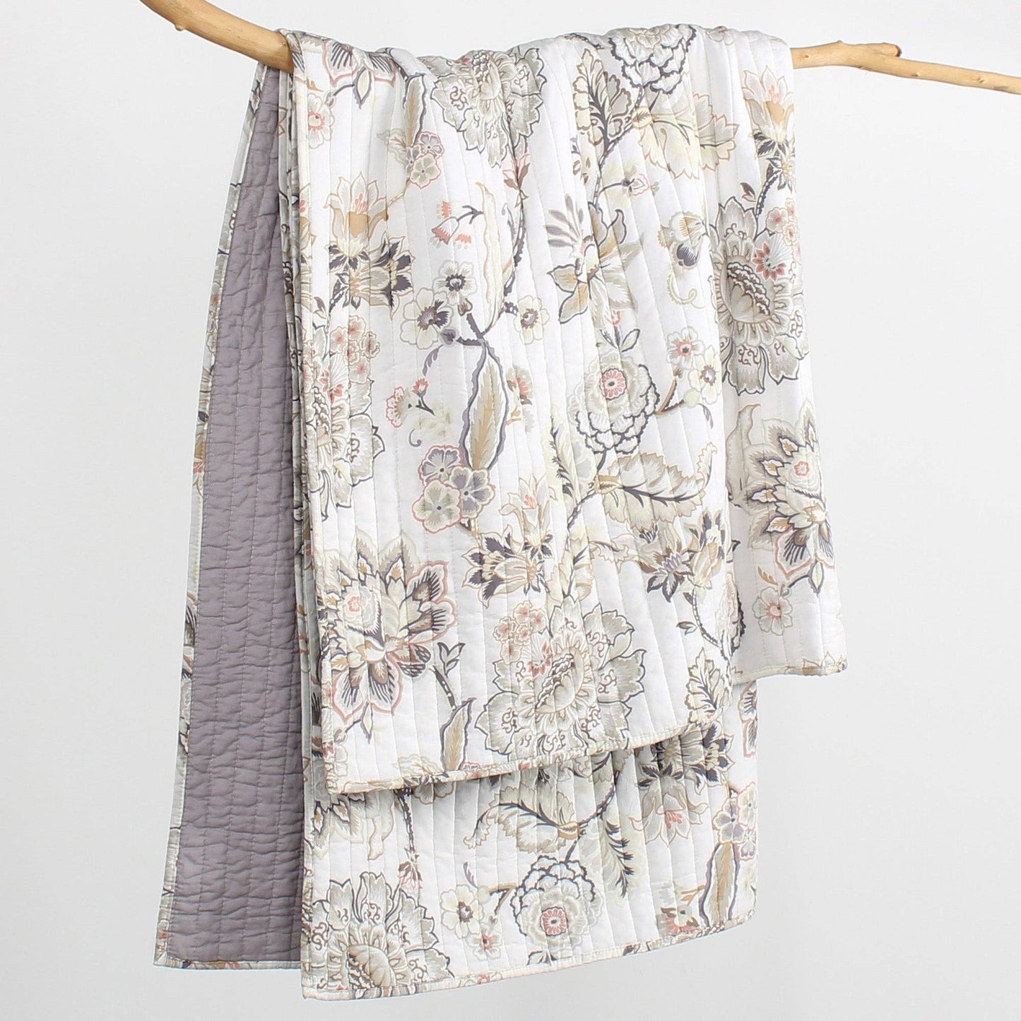 Ophelia Quilted Throw: Spa