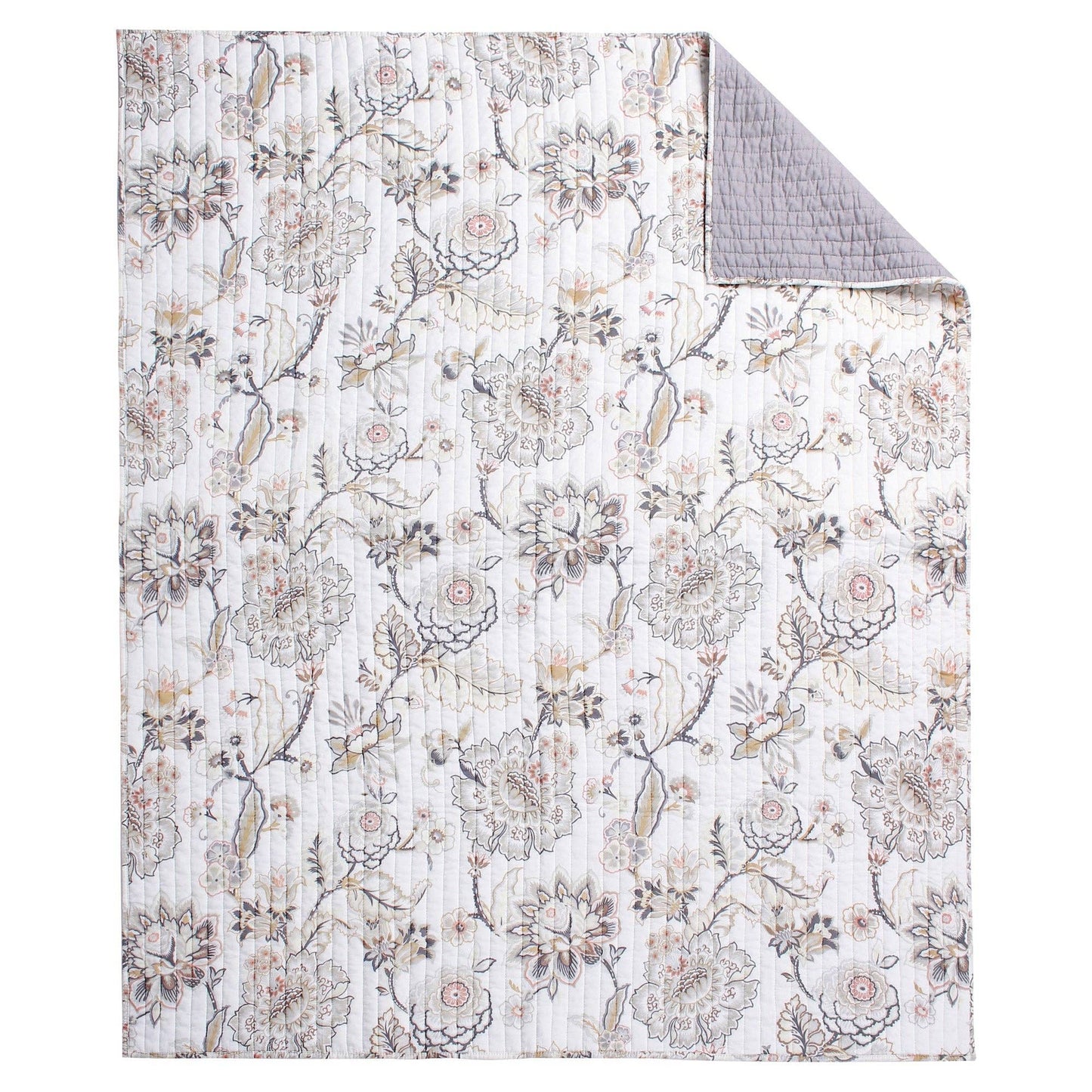Ophelia Quilted Throw: Spa