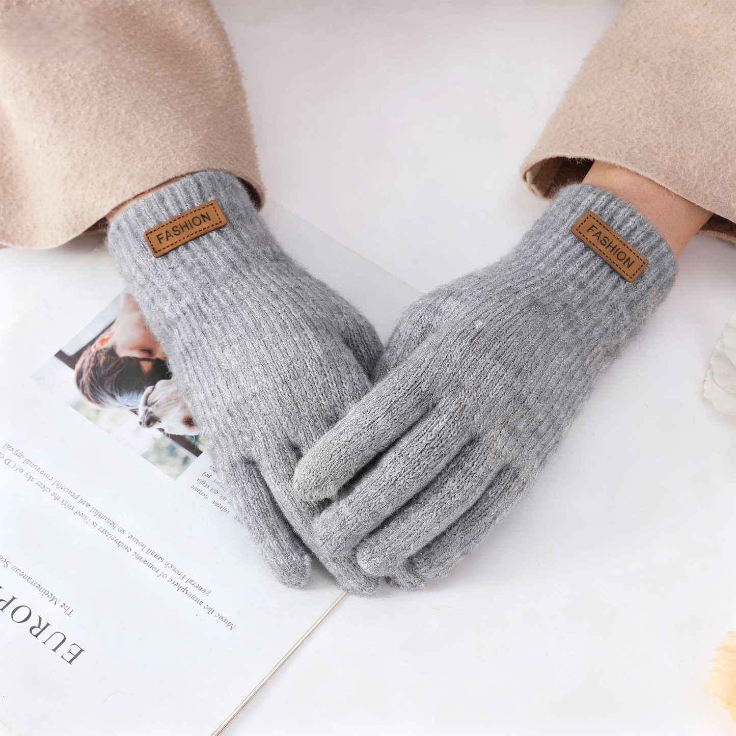 Fashion Vintage Touchscreen Gloves