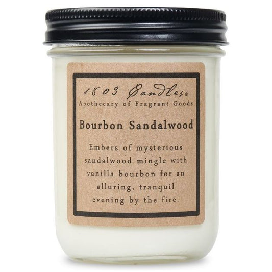 Bourbon Sandalwood Jar Candle