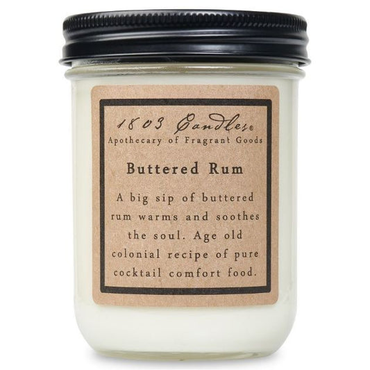 Buttered Rum Jar Candle