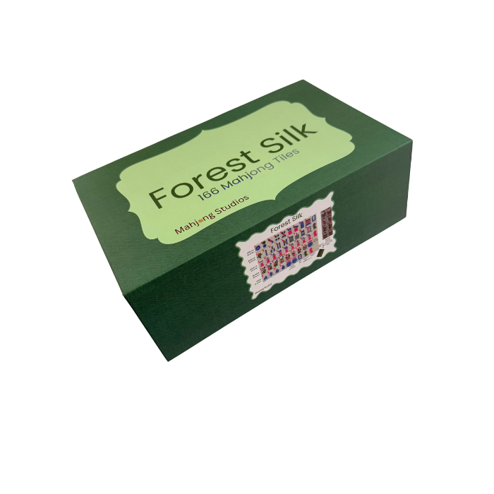 Mahjong Studios – American Mahjong Tile Set Green Tiles - Forest Silk