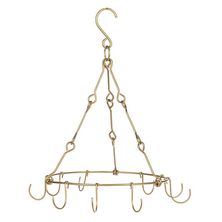 Round Hanger with 9 Hooks-13"D