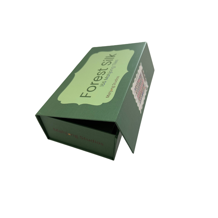 Mahjong Studios – American Mahjong Tile Set Green Tiles - Forest Silk