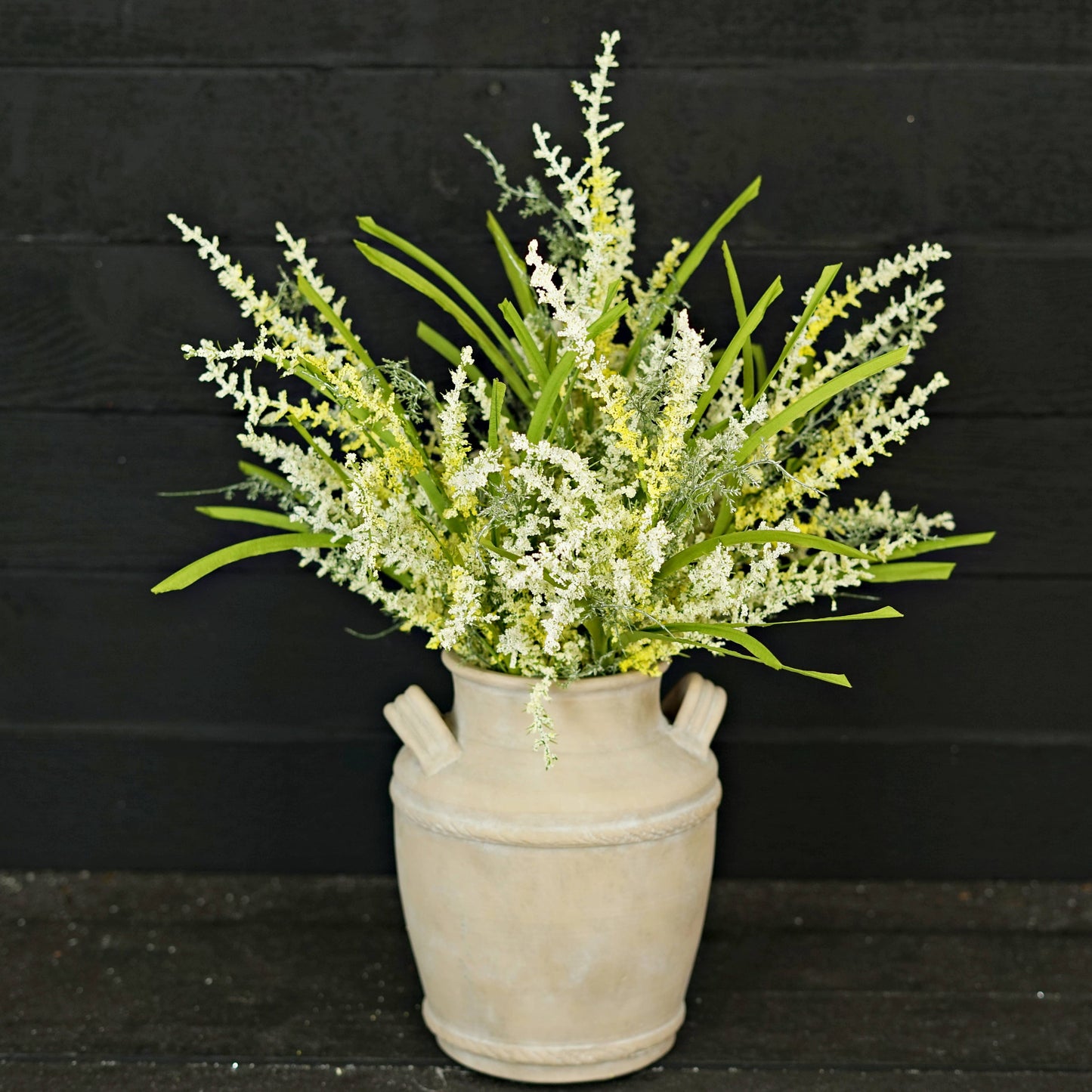 35310- 24in Millet Heather Bush-Cream yellow