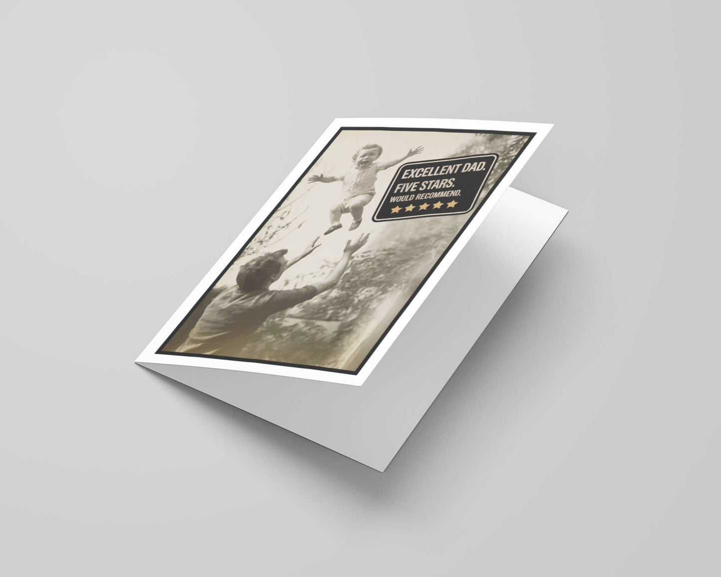 Five Stars  Funny Fathers Day Cards ,Made in US