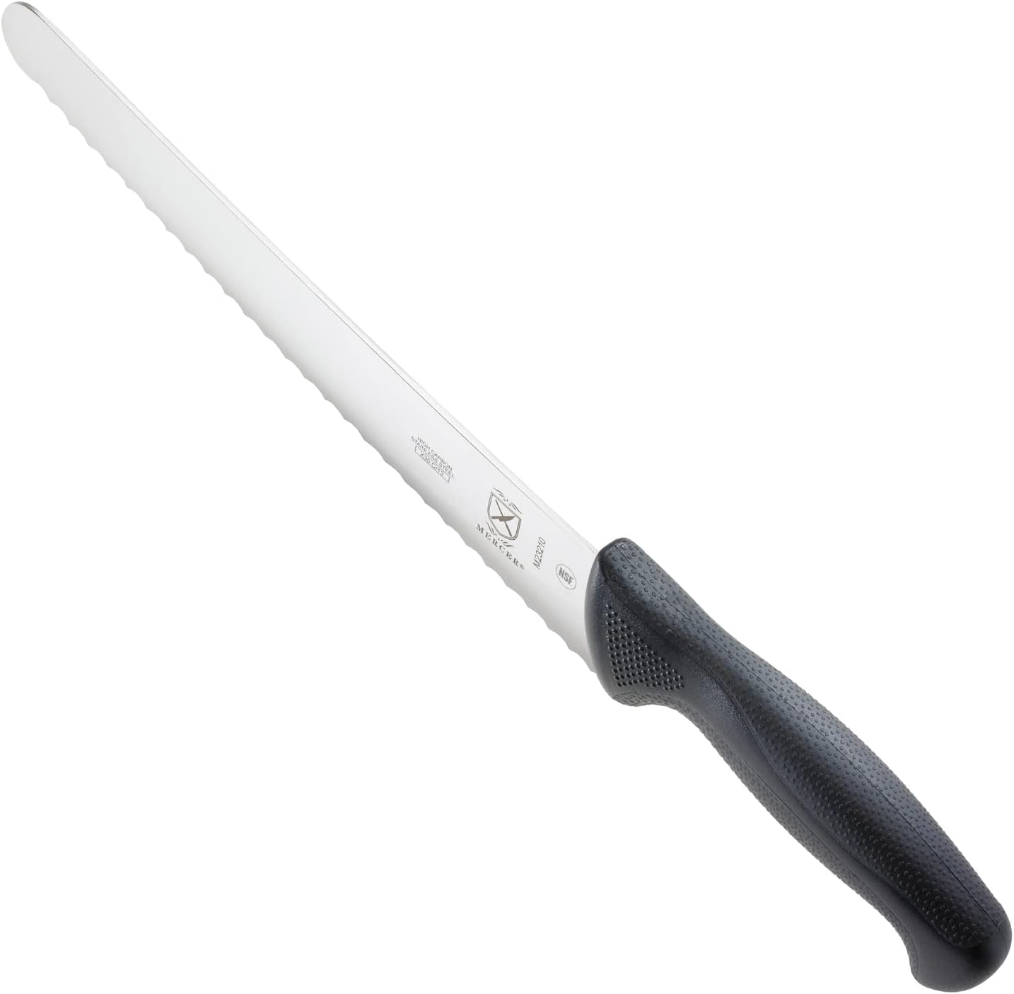 Millennia Black Handle, 10-Inch Wide Wavy Edge, Bread Knife