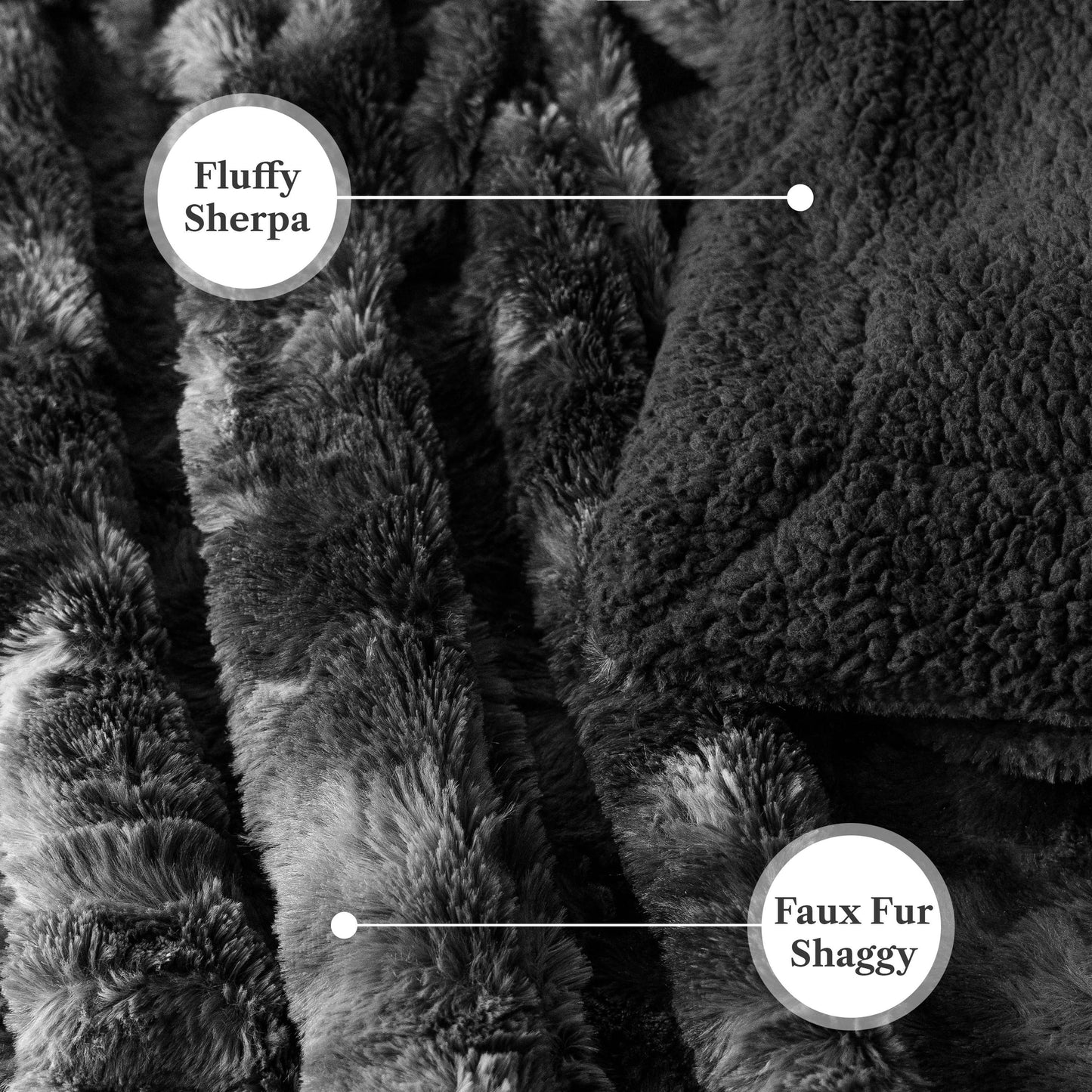 Minky Sherpa Throw Blanket