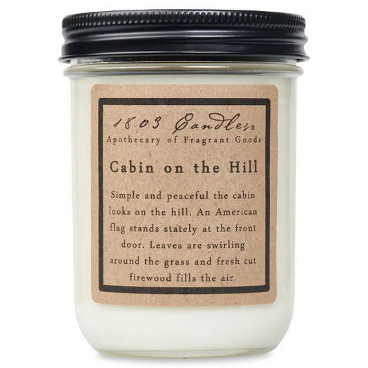 Cabin On The Hill Jar Candle