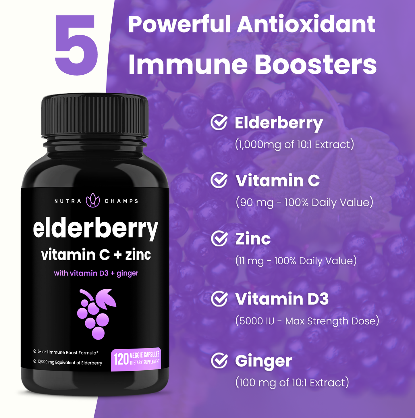 Elderberry Capsules - Immunity Booster