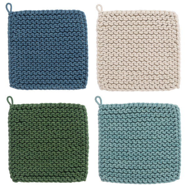 Cotton Crochet Pot Holder (Each One Will Vary)