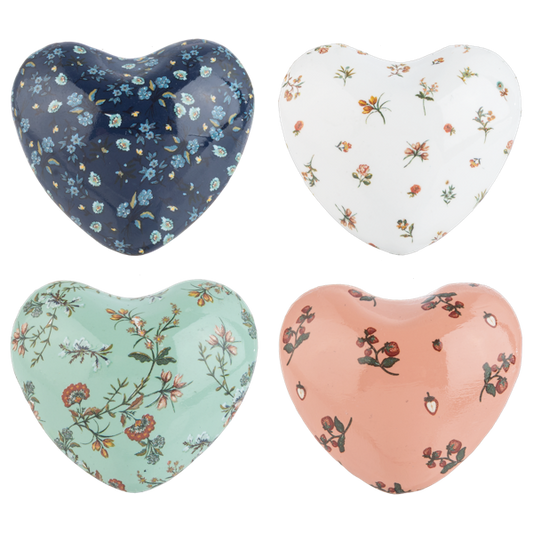 Heart Heirloom Floral Chime random 1pc