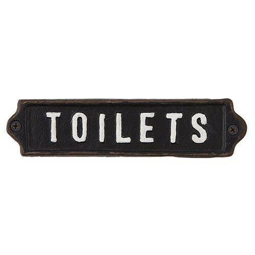 Toilets Iron Sign
