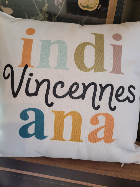 Colorful Vincennes Pillow