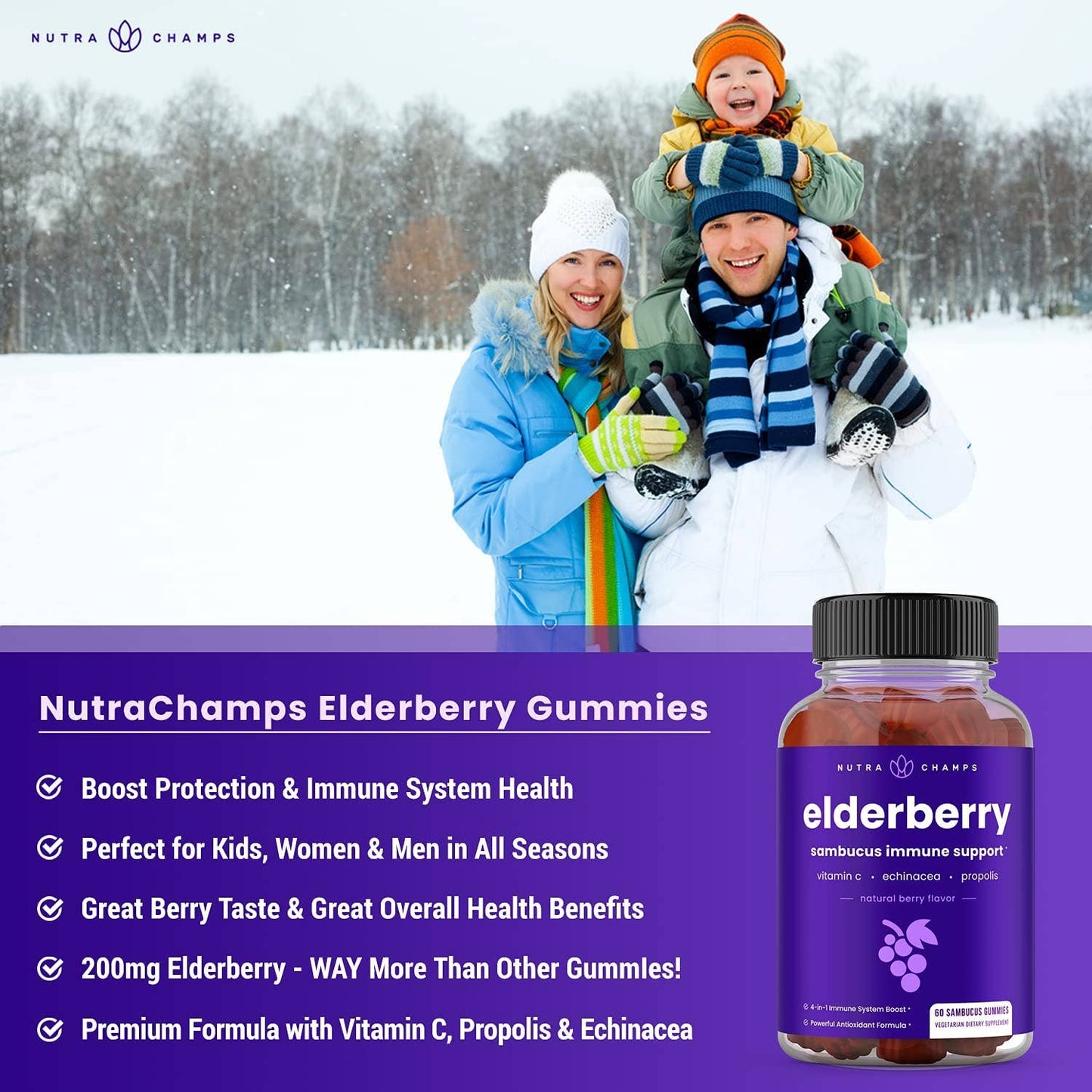 Elderberry Gummies - Immunity Protection