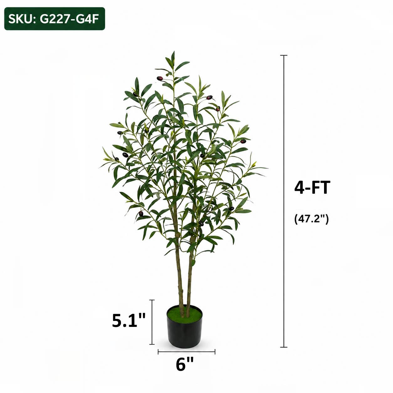 Artificial Realistic Olive Trees-13 sizes