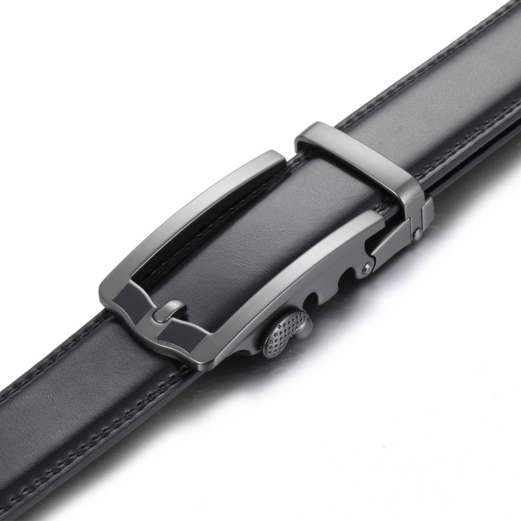 Horseshoe Leather Ratchet Belt