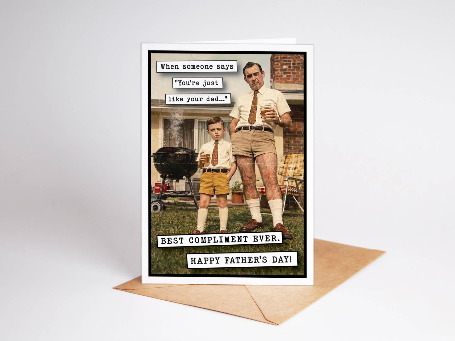 Like Your Dad  Fathers Day Card From Son, Men Gifts