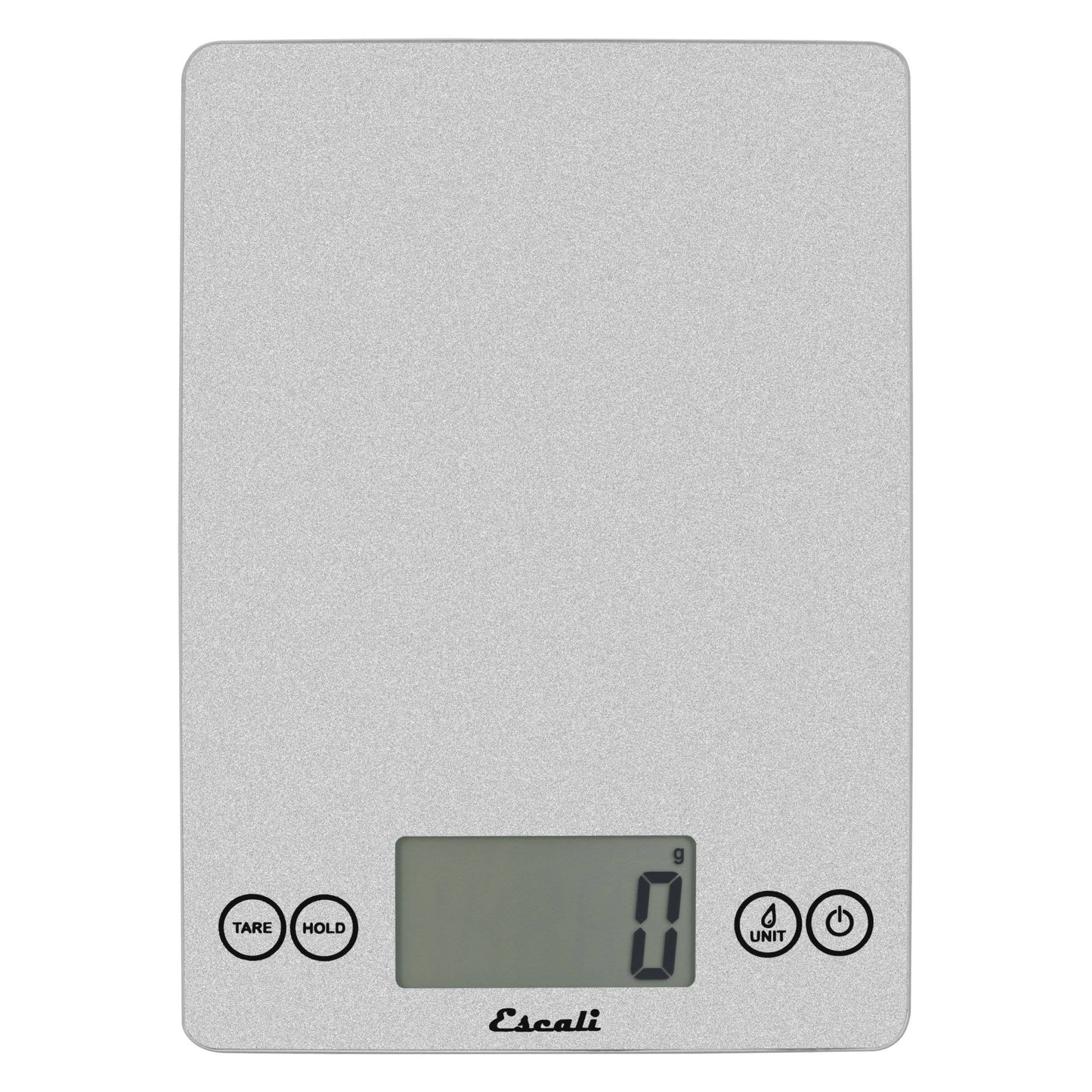 Escali Arti Glass Digital Scale: Forst White