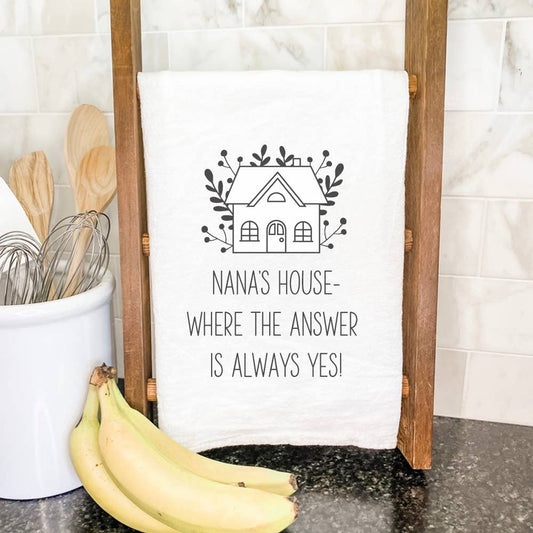 Nana's Answer Yes Dish Towel