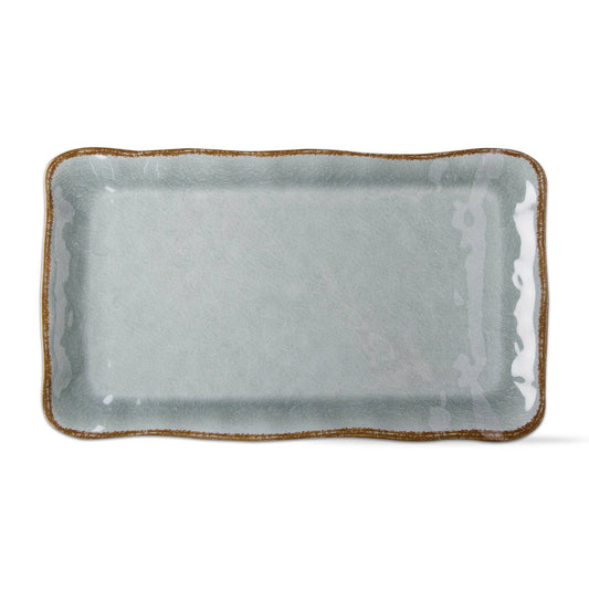 Veranda Melamine Platter Slate Blue