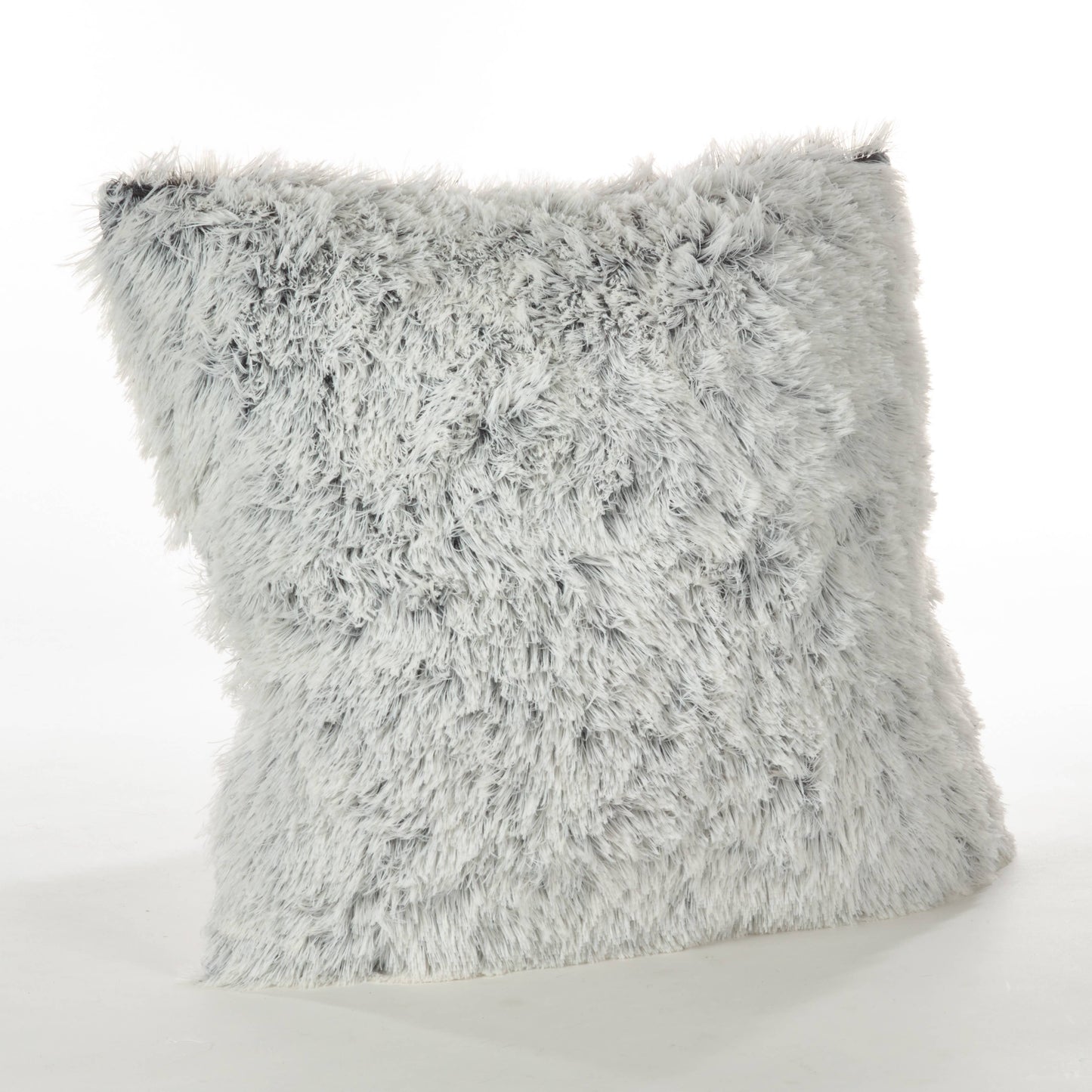 Juneau Collection Two-Tone Faux Fur Throw Pillow