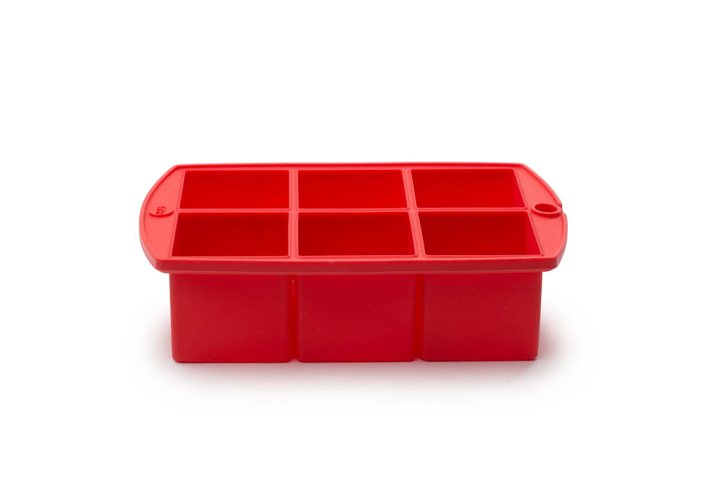 TULZ Mega Ice Block Tray, Ruby, 7.25" x 4.5" x 2"