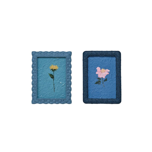 Embossed Pewter Photo Frame, 2 Styles (3-1/2" x 5" Photos) 1pc