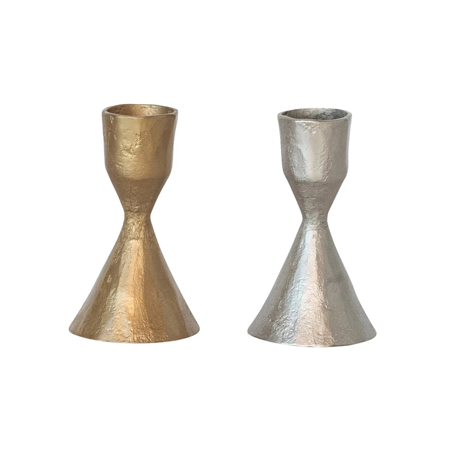 Hand-Forged Cast Iron Taper Holder { 1 pcs}