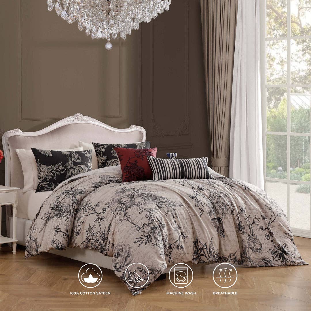 Serenova 5 Piece Reversible Comforter Set