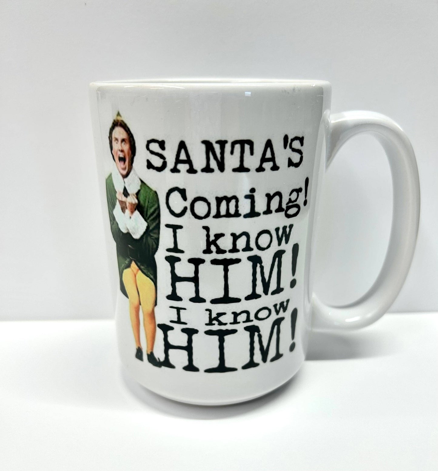 Buddy the Elf Christmas Mug: 15oz Ceramic