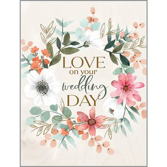 Wedding Card - Wedding Wreath