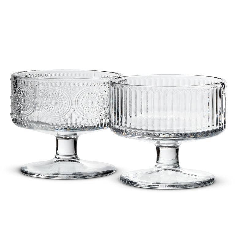 Tight Optic Pedestal Small Bowl-3.5"D