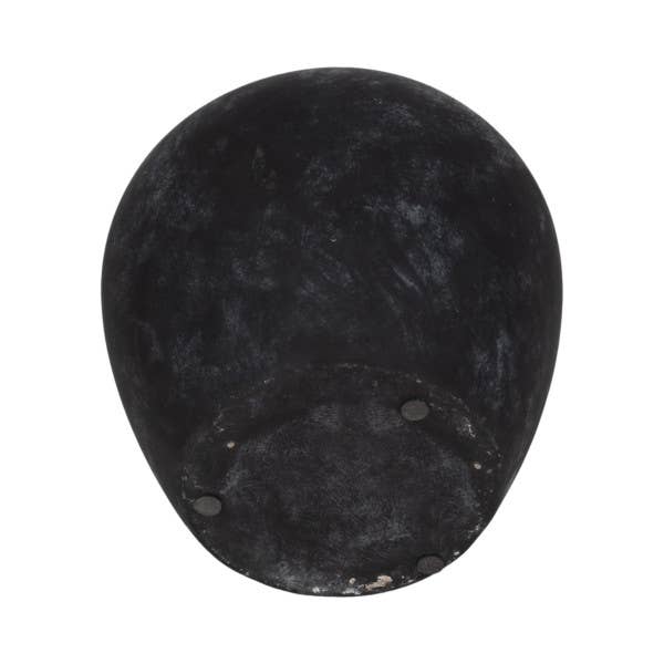 Black 10 in. Abstract Weathered Terracotta Jug with Handle