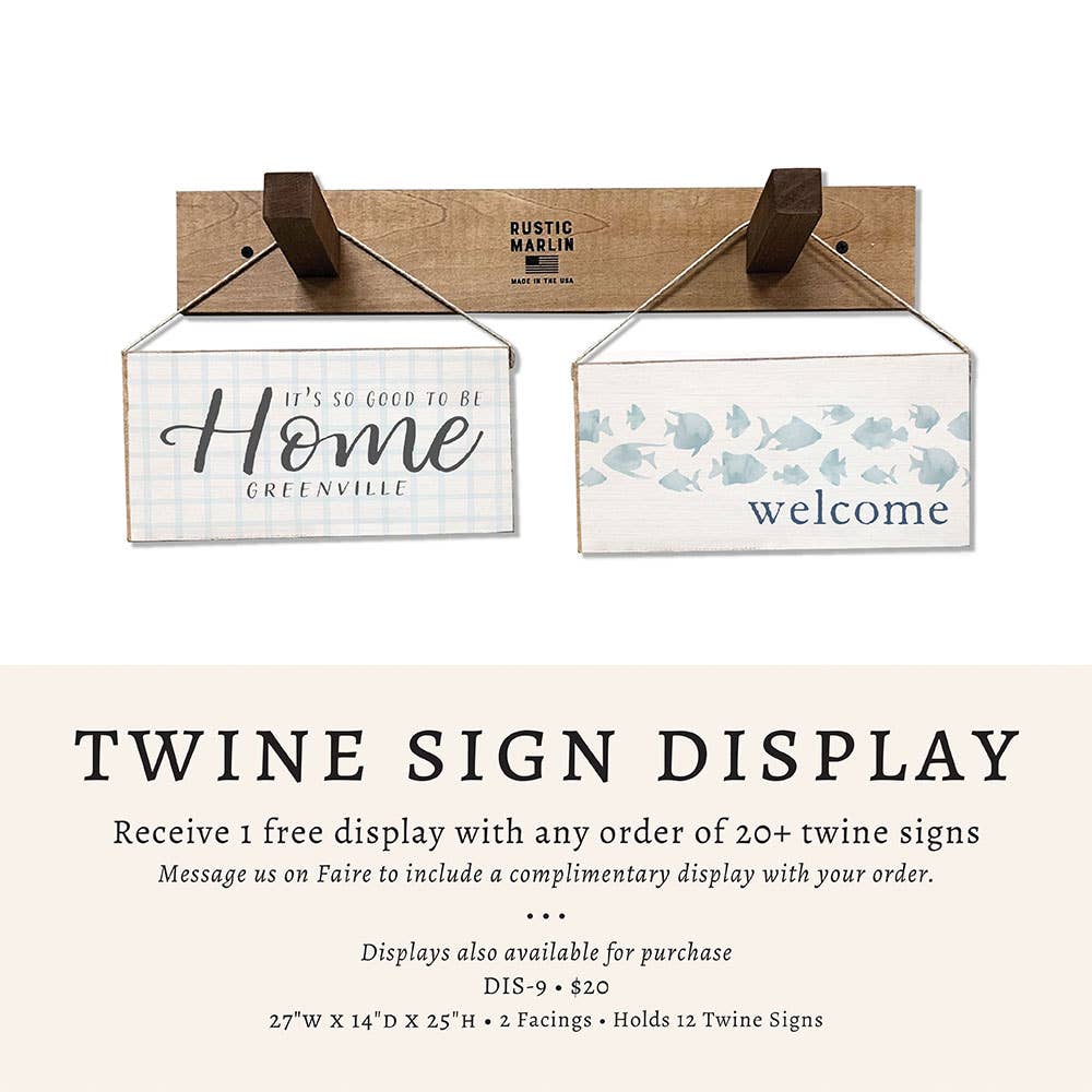 Country Roads Personalized Block Sign | Wooden Decor