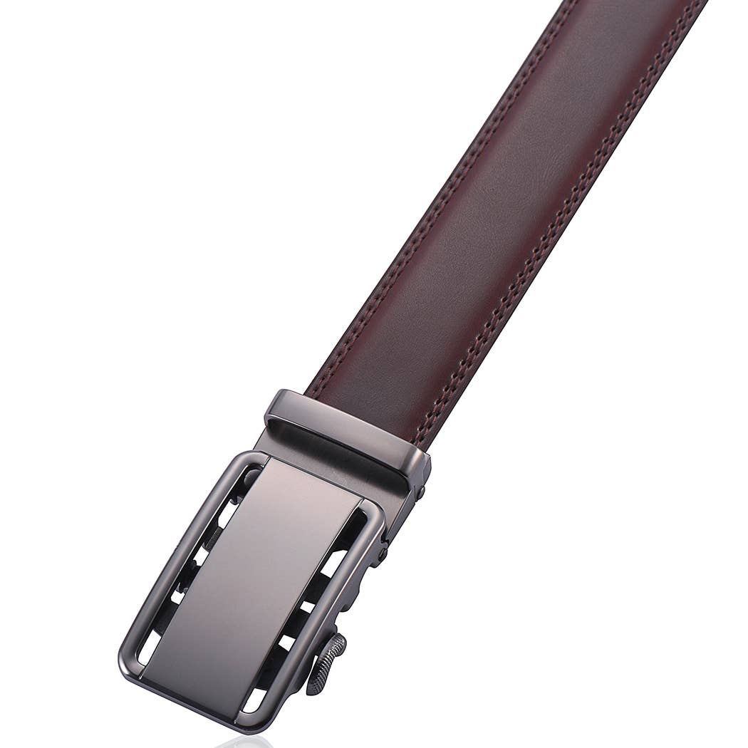 Classic Bilinear  Leather Ratchet  Belt