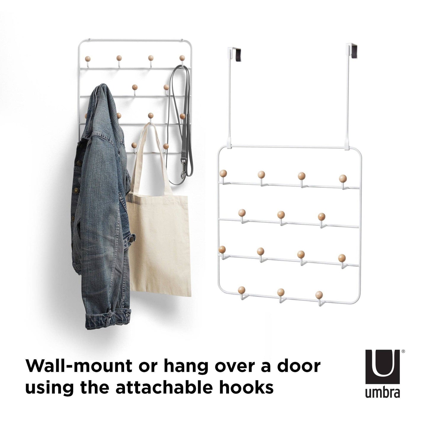 Estique Over The Door Organizer: White