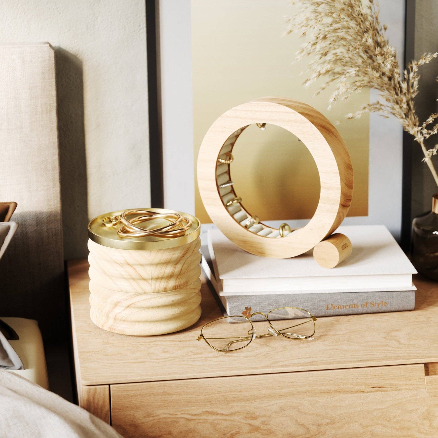 Ferris Jewelry Organizer: Natural