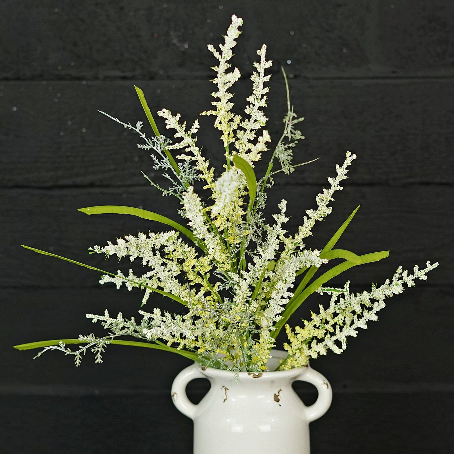 35310- 24in Millet Heather Bush-Cream yellow