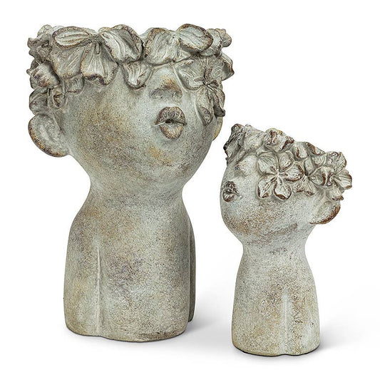 Cement Kissing Face Planter