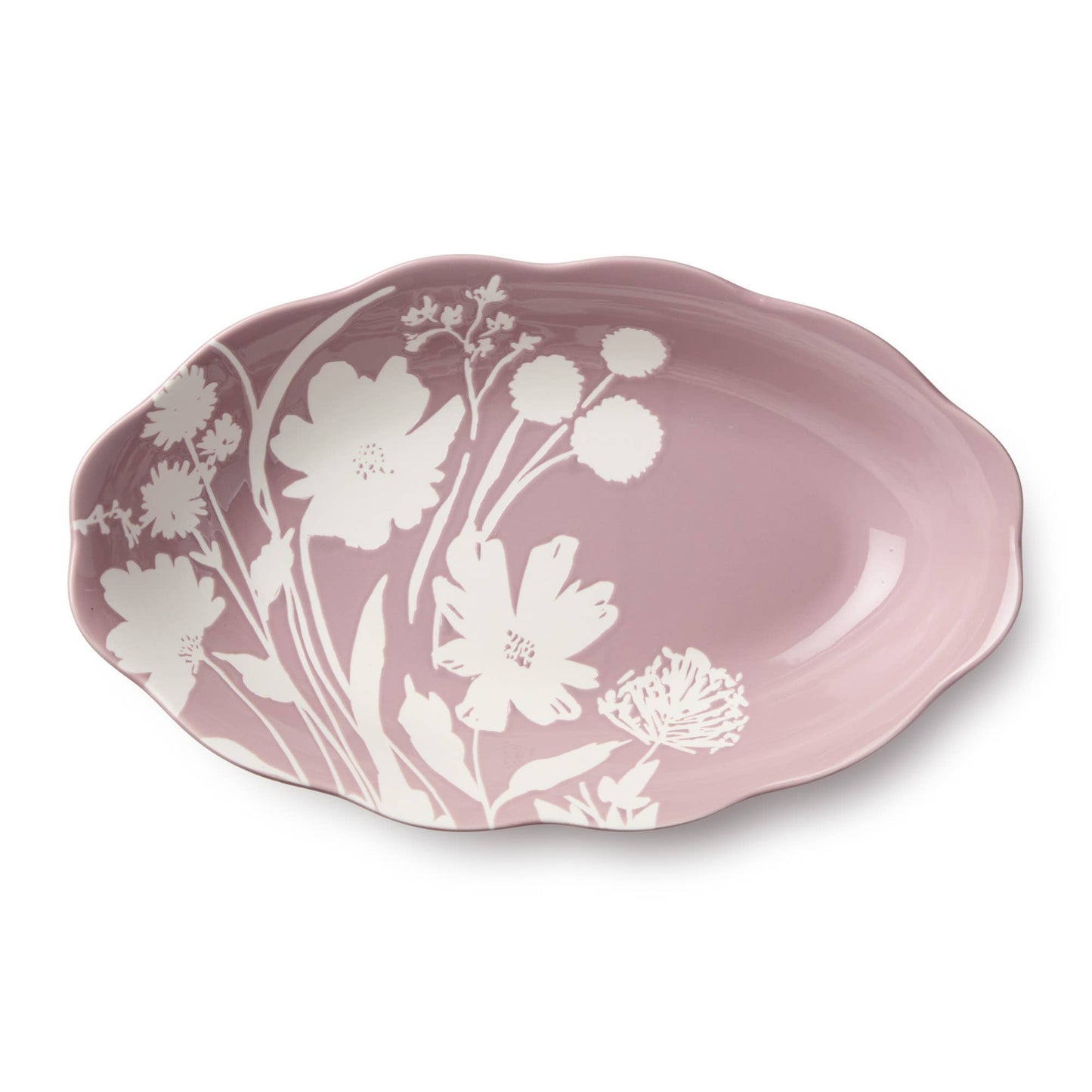 Wildflowers Wax off Oval Bowl